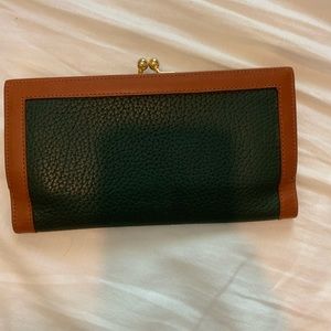 Dooney & Bourke Bags - Dooney & Bourke hunter green and brown wallet Dooney & Bourke Bags - Dooney & Bourke hunter green and brown wallet